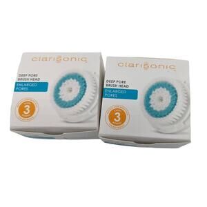 Clarisonic Deep Pore Brush Head Enlarged Pores 2 Pack New in box